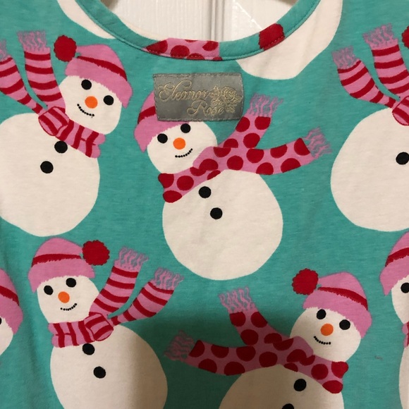 Sold! Eleanor Rose Snowman dress - Picture 2 of 5